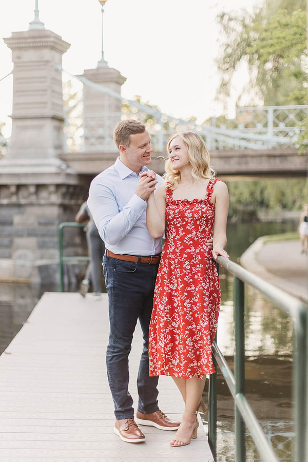 Engagement Session in downtown Boston - photo 7