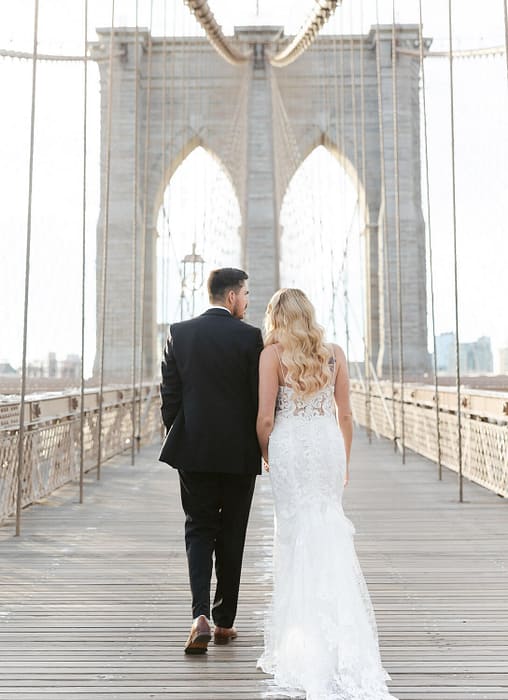 Brooklyn Bridge & Dumbo New York :: Wedding Portraits - photo 23