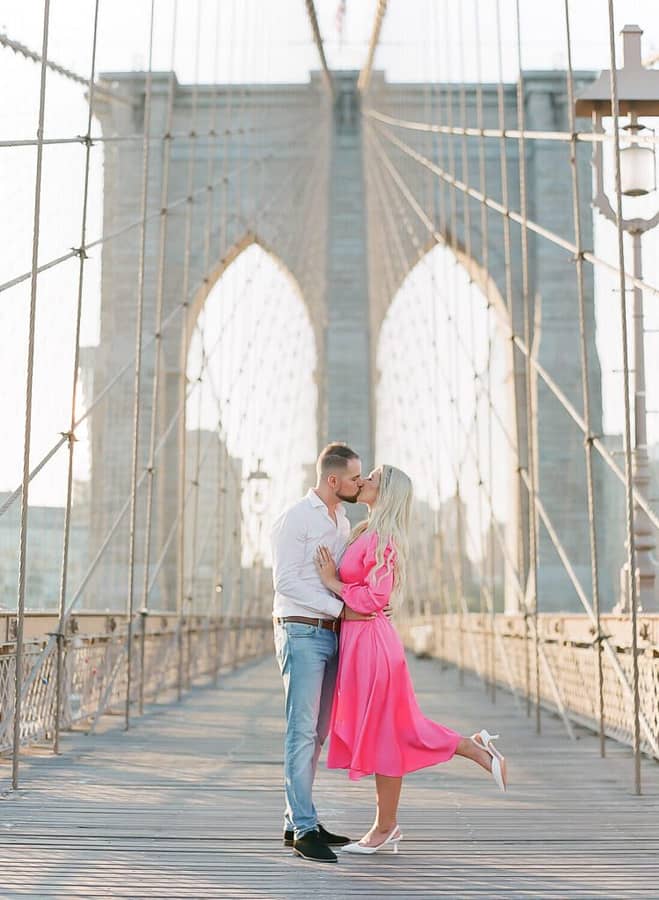 Fine Art Engagement in Central Park & Brooklyn Bridge - photo 19